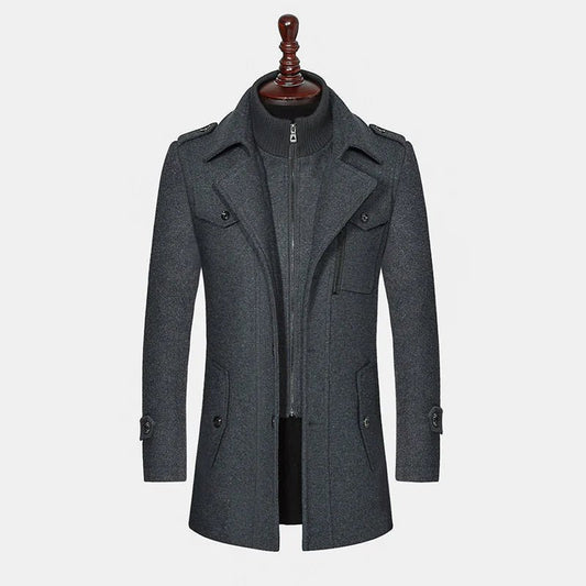 Men's Double Collar Woolen Coat - mrbonnystore - mrbonnystore - OVIHBRWF2 - #product_title# - Men's Double Collar Woolen Coat - My Store - #store_name# - #Category# - #Product Name#