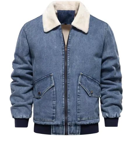 Men's Fleece - Lined Denim Jacket - mrbonnystore - mrbonnystore - BQ4VH8X4W - #product_title# - Men's Fleece - Lined Denim Jacket - My Store - #store_name# - #Category# - #Product Name#