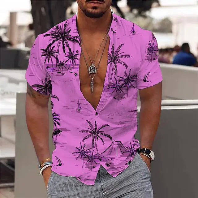 Summer Hawaiian Floral Shirts For Men - mrbonnystore - mrbonnystore - 1092696_D7YYEP0 - #product_title# - Summer Hawaiian Floral Shirts For Men - #store_name# - #Category# - #Product Name#