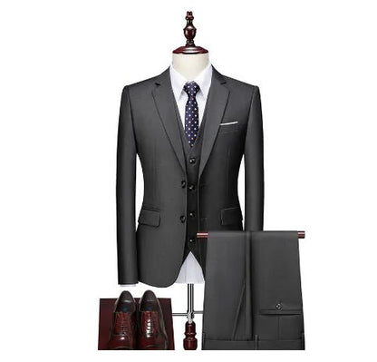 Pure Color Men's Business Suit - mrbonnystore - mrbonnystore - 650148_EEZFNJQ - #product_title# - Pure Color Men's Business Suit - #store_name# - #Category# - #Product Name#