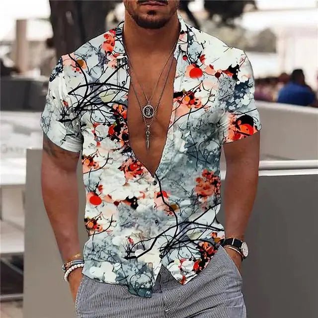 Summer Hawaiian Floral Shirts For Men - mrbonnystore - mrbonnystore - 1092696_1VK7LYA - #product_title# - Summer Hawaiian Floral Shirts For Men - #store_name# - #Category# - #Product Name#