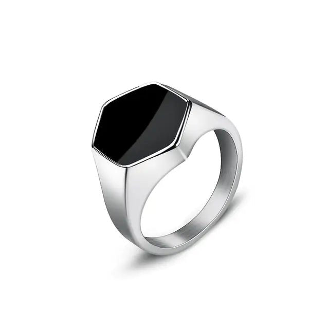 Men's Square Charm Ring - mrbonnystore - mrbonnystore - 678265_LGPGHUW - #product_title# - Men's Square Charm Ring - #store_name# - #Category# - #Product Name#