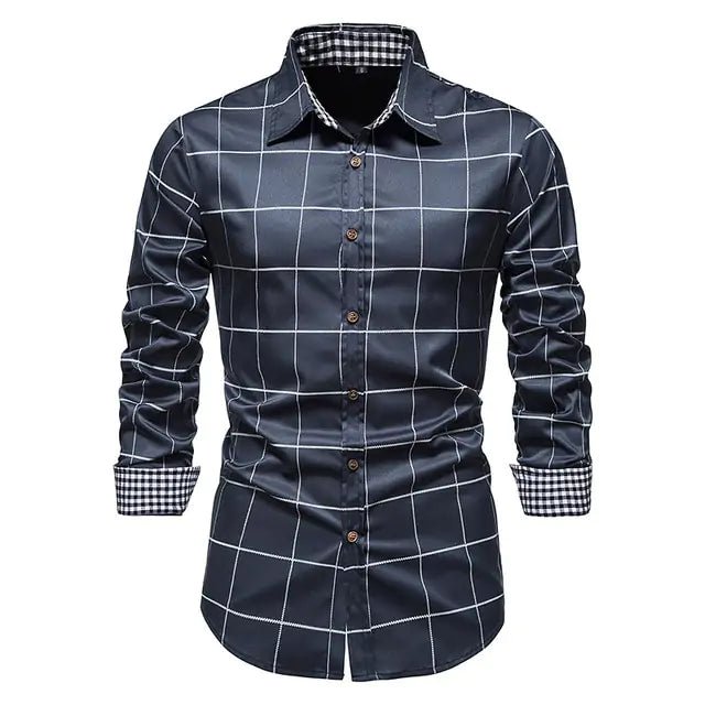 Patchwork Formal Shirts for Men - mrbonnystore - mrbonnystore - 760543_KCLFC6P - #product_title# - Patchwork Formal Shirts for Men - #store_name# - #Category# - #Product Name#