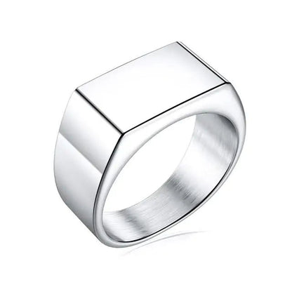 Men's Square Charm Ring - mrbonnystore - mrbonnystore - 678265_KTW7DOS - #product_title# - Men's Square Charm Ring - #store_name# - #Category# - #Product Name#