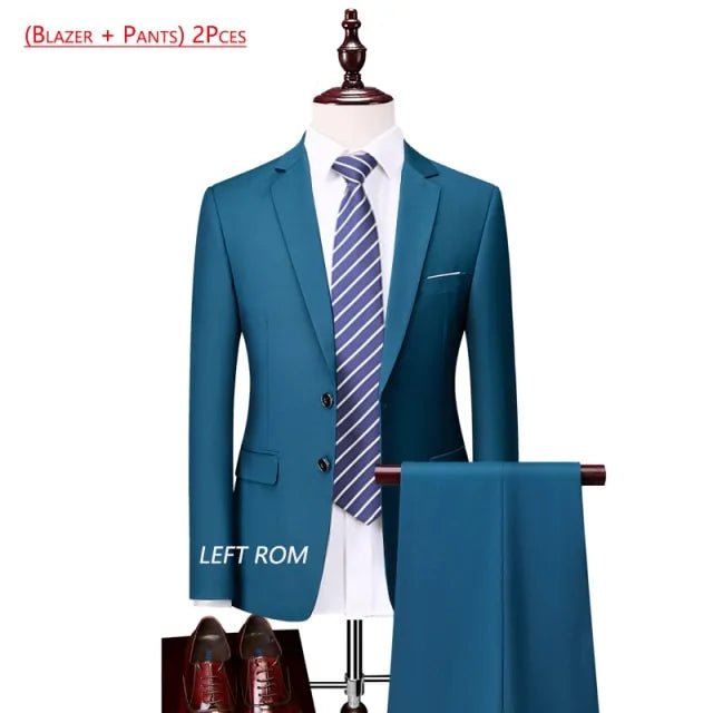 Pure Color Men's Business Suit - mrbonnystore - mrbonnystore - 650148_EEZFNJQ - #product_title# - Pure Color Men's Business Suit - #store_name# - #Category# - #Product Name#