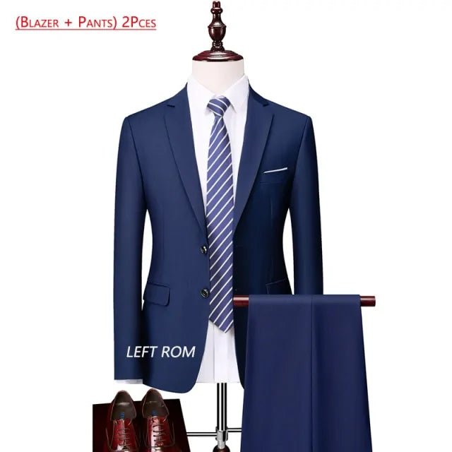 Pure Color Men's Business Suit - mrbonnystore - mrbonnystore - 650148_QV8CUTD - #product_title# - Pure Color Men's Business Suit - #store_name# - #Category# - #Product Name#