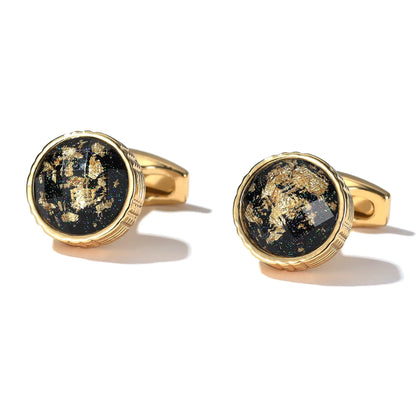 Gold Personalized Round Cufflinks For Men - mrbonnystore - mrbonnystore - 1564815_IJXTQVU - #product_title# - Gold Personalized Round Cufflinks For Men - My Store - #store_name# - #Category# - #Product Name#