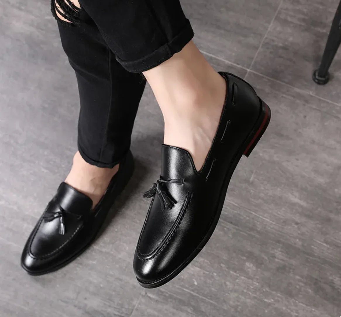 Men's Casual Breathable Leather Loafers - mrbonnystore - mrbonnystore - Q395C0H4G - #product_title# - Men's Casual Breathable Leather Loafers - My Store - #store_name# - #Category# - #Product Name#