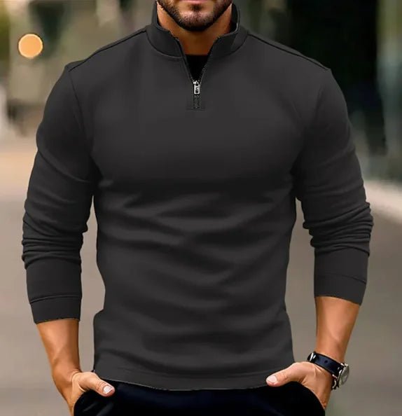 Long - sleeve Zipper Men's Sports Polo Shirt - mrbonnystore - My Store - ZG43NCEAR - #product_title# - Long - sleeve Zipper Men's Sports Polo Shirt - My Store - #store_name# - #Category# - #Product Name#