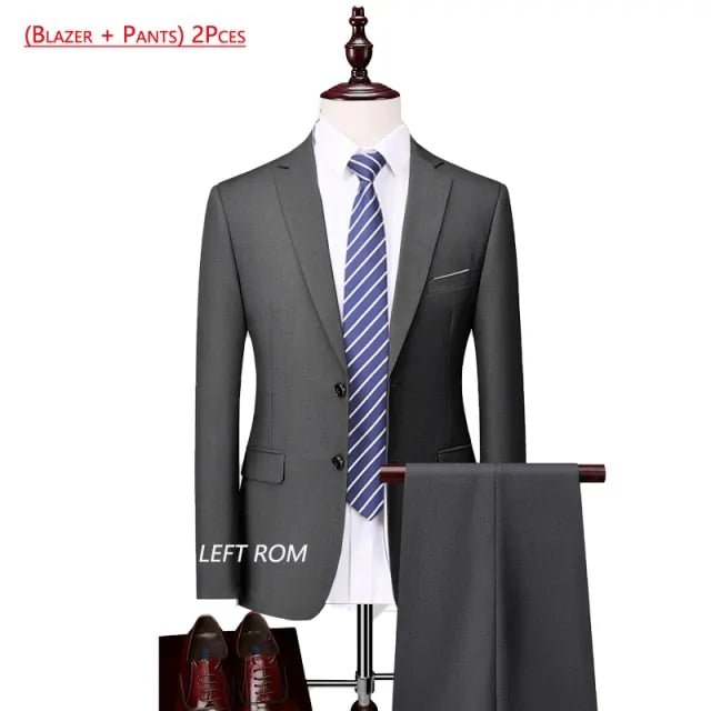 Pure Color Men's Business Suit - mrbonnystore - mrbonnystore - 650148_A8GOJDI - #product_title# - Pure Color Men's Business Suit - #store_name# - #Category# - #Product Name#