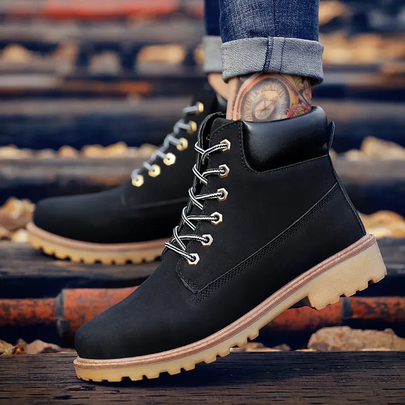 Men's PU Leather High - Top Snow Boots - mrbonnystore - My Store - TCX5UEC3I - #product_title# - Men's PU Leather High - Top Snow Boots - My Store - #store_name# - #Category# - #Product Name#