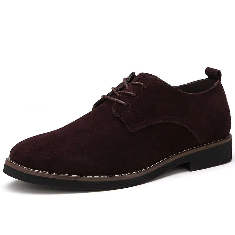 The Roxida - Suede Leather Oxford Shoes For Men - mrbonnystore - mrbonnystore - 2251832755553398 - Black men flats - 7 - #product_title# - The Roxida - Suede Leather Oxford Shoes For Men - My Store - #store_name# - #Category# - #Product Name#