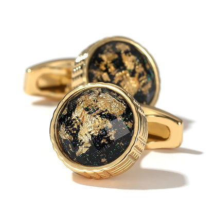 Gold Personalized Round Cufflinks For Men - mrbonnystore - mrbonnystore - 1564815_GNQWJHI - #product_title# - Gold Personalized Round Cufflinks For Men - My Store - #store_name# - #Category# - #Product Name#