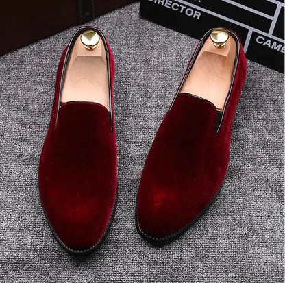 Red Bottom Suede Loafers for Men - mrbonnystore - mrbonnystore - 1005003209106483 - Black - 41 - #product_title# - Red Bottom Suede Loafers for Men - My Store - #store_name# - #Category# - #Product Name#