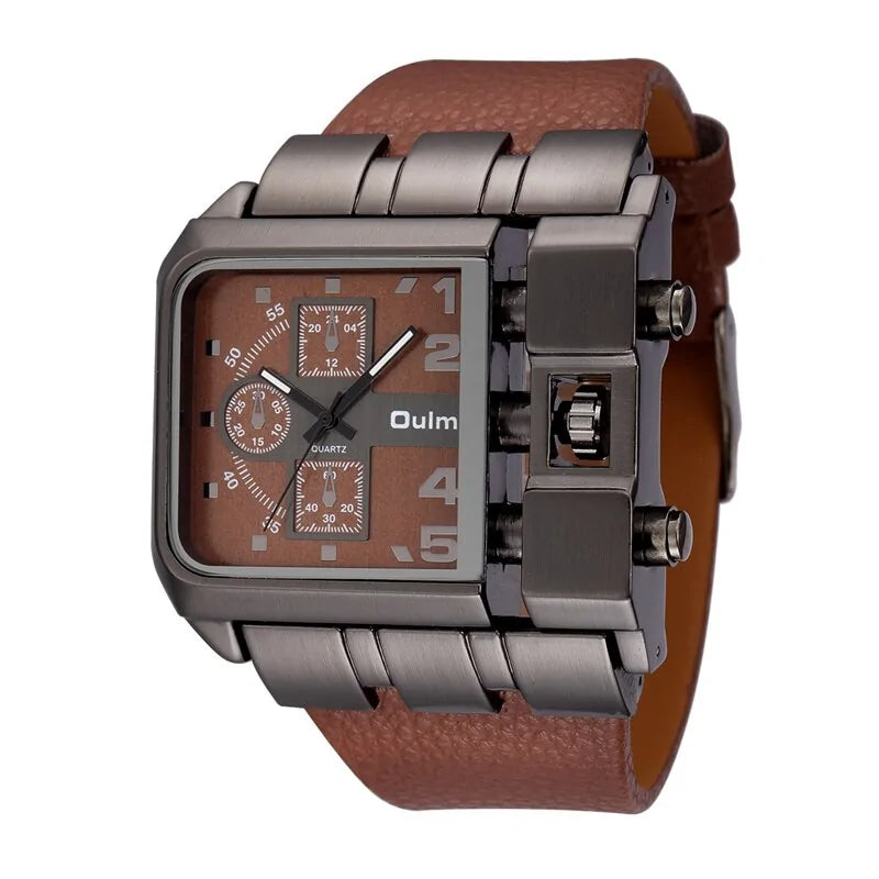 Casual Square Wristwatch (water-resistant)