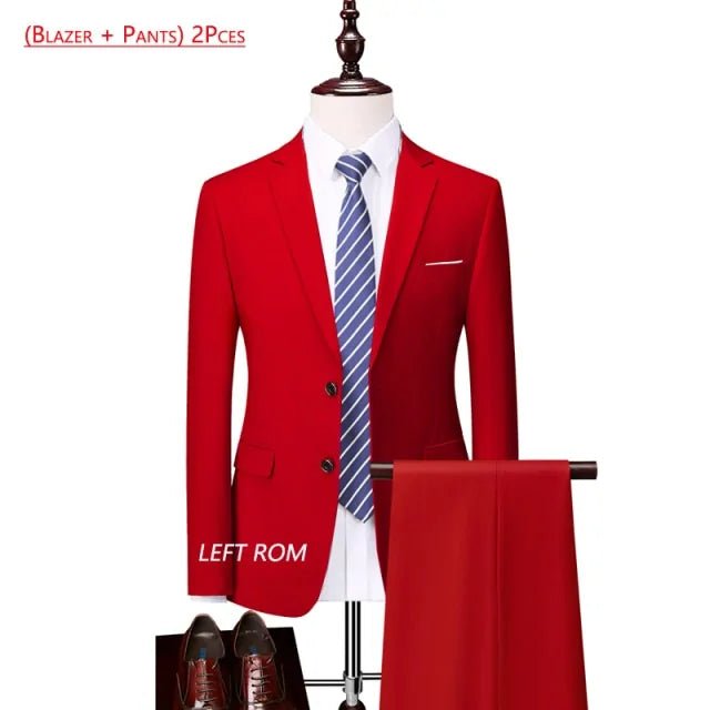 Pure Color Men's Business Suit - mrbonnystore - mrbonnystore - 650148_A8GOJDI - #product_title# - Pure Color Men's Business Suit - #store_name# - #Category# - #Product Name#