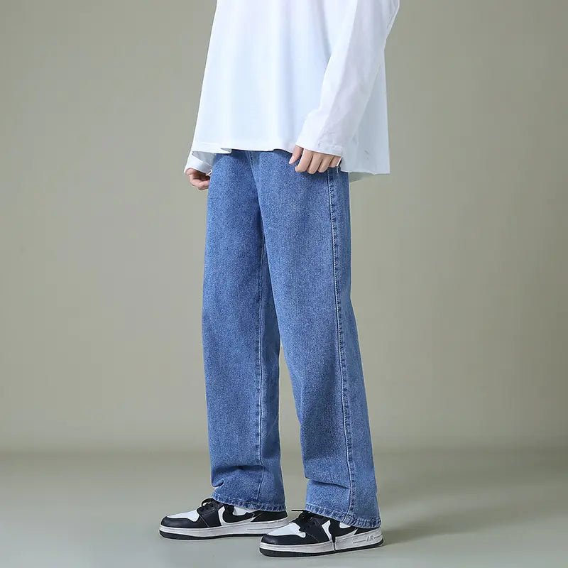 Men's Denim Wide - Leg Pants - mrbonnystore - mrbonnystore - 1173269_46YKBDZ - #product_title# - Men's Denim Wide - Leg Pants - My Store - #store_name# - #Category# - #Product Name#