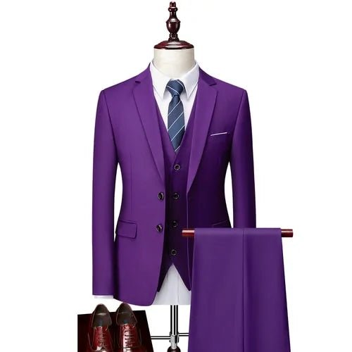 Pure Color Men's Business Suit - mrbonnystore - mrbonnystore - 650148_3IDCILA - #product_title# - Pure Color Men's Business Suit - #store_name# - #Category# - #Product Name#