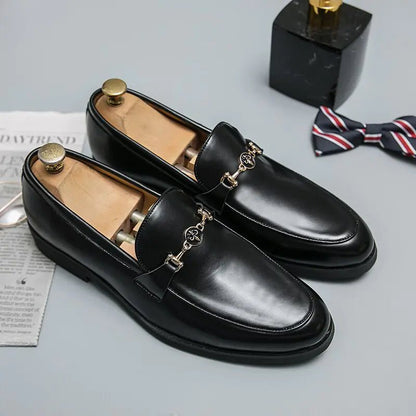 Men's Classic Metal Chain Loafers - mrbonnystore - mrbonnystore - 930874_U2NBALK - #product_title# - Men's Classic Metal Chain Loafers - My Store - #store_name# - #Category# - #Product Name#