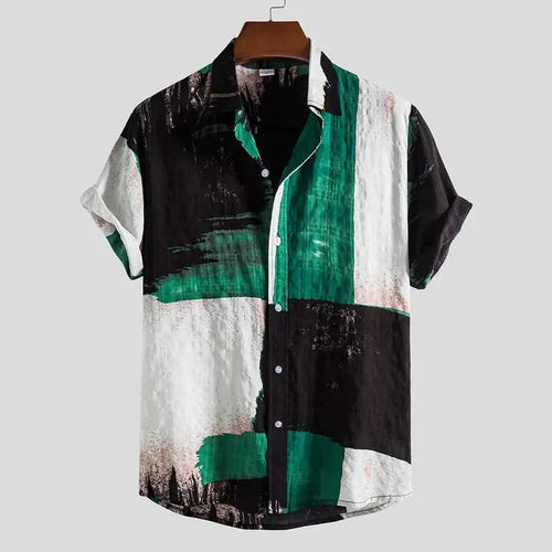 Men's Summer Printed Shirts - mrbonnystore - mrbonnystore - 51471611 - green - xxl - #product_title# - Men's Summer Printed Shirts - My Store - #store_name# - #Category# - #Product Name#