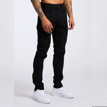 Men's Slim Fit High Waist Jeans - mrbonnystore - mrbonnystore - 4ITAO9B0J - #product_title# - Men's Slim Fit High Waist Jeans - My Store - #store_name# - #Category# - #Product Name#