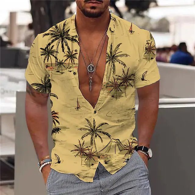 Summer Hawaiian Floral Shirts For Men - mrbonnystore - mrbonnystore - 1092696_JCUZN1Z - #product_title# - Summer Hawaiian Floral Shirts For Men - #store_name# - #Category# - #Product Name#