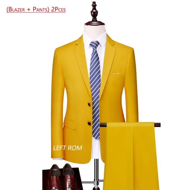 Pure Color Men's Business Suit - mrbonnystore - mrbonnystore - 650148_QV8CUTD - #product_title# - Pure Color Men's Business Suit - #store_name# - #Category# - #Product Name#