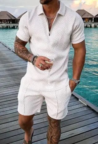 Men's Casual Short Sleeve Lapel Shirt And Shorts Set - mrbonnystore - mrbonnystore - TA01J722Q - #product_title# - Men's Casual Short Sleeve Lapel Shirt And Shorts Set - My Store - #store_name# - #Category# - #Product Name#