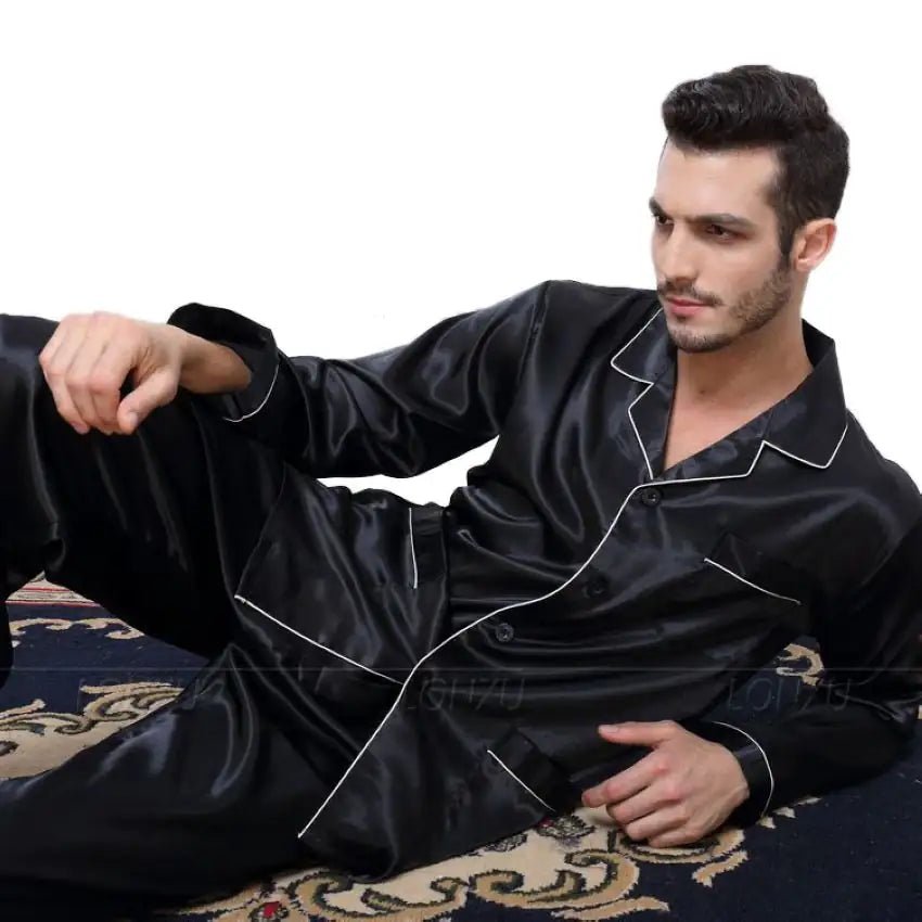 Men's Sleepwear Pajamas Set - mrbonnystore - mrbonnystore - 14:193#Black;5:4183 - #product_title# - Men's Sleepwear Pajamas Set - My Store - #store_name# - #Category# - #Product Name#