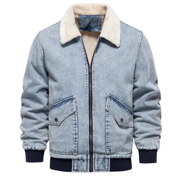 Men's Fleece - Lined Denim Jacket - mrbonnystore - mrbonnystore - QSX0QV8IH - #product_title# - Men's Fleece - Lined Denim Jacket - My Store - #store_name# - #Category# - #Product Name#