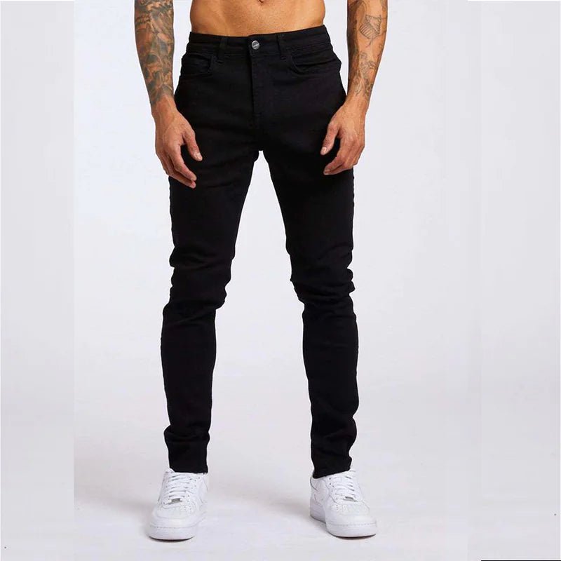 Men's Slim Fit High Waist Jeans - mrbonnystore - mrbonnystore - HMOHEOK01 - #product_title# - Men's Slim Fit High Waist Jeans - My Store - #store_name# - #Category# - #Product Name#