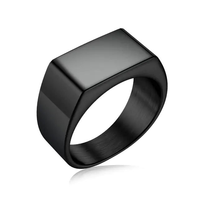 Men's Square Charm Ring - mrbonnystore - mrbonnystore - 678265_OGR0MQJ - #product_title# - Men's Square Charm Ring - #store_name# - #Category# - #Product Name#