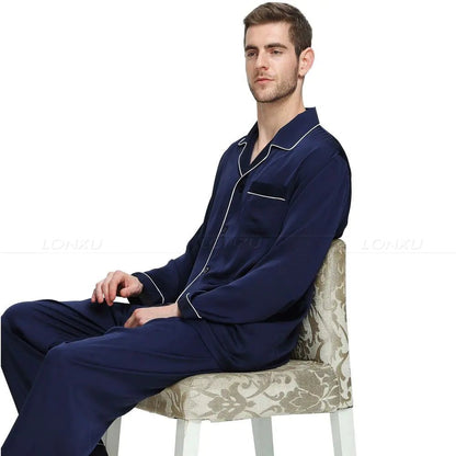 Men's Sleepwear Pajamas Set - mrbonnystore - mrbonnystore - 14:10#Wine Red;5:4182 - #product_title# - Men's Sleepwear Pajamas Set - My Store - #store_name# - #Category# - #Product Name#