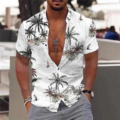 Summer Hawaiian Floral Shirts For Men - mrbonnystore - mrbonnystore - 1092696_XREMX50 - #product_title# - Summer Hawaiian Floral Shirts For Men - #store_name# - #Category# - #Product Name#