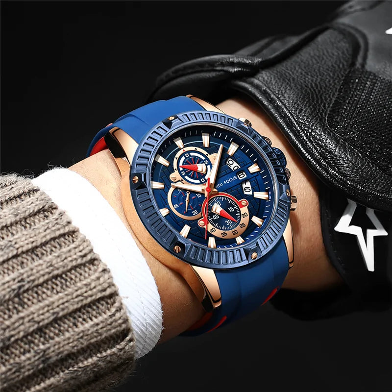 Luxurious Sport Wristwatch (water resistance)