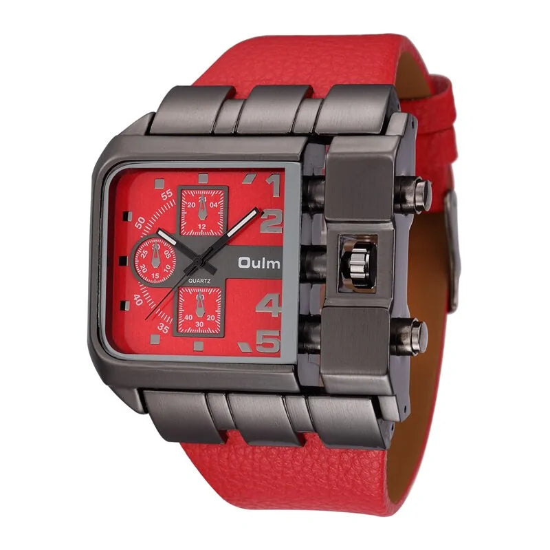 Casual Square Wristwatch (water-resistant)