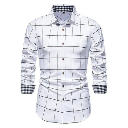 Patchwork Formal Shirts for Men - mrbonnystore - mrbonnystore - 760543_MJZQII4 - #product_title# - Patchwork Formal Shirts for Men - #store_name# - #Category# - #Product Name#