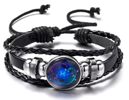 Luminous Zodiac Constellation Braided Couples Leather Bracelet for Men - mrbonnystore - mrbonnystore - 02XKAJ0BE - #product_title# - Luminous Zodiac Constellation Braided Couples Leather Bracelet for Men - My Store - #store_name# - #Category# - #Product Name#