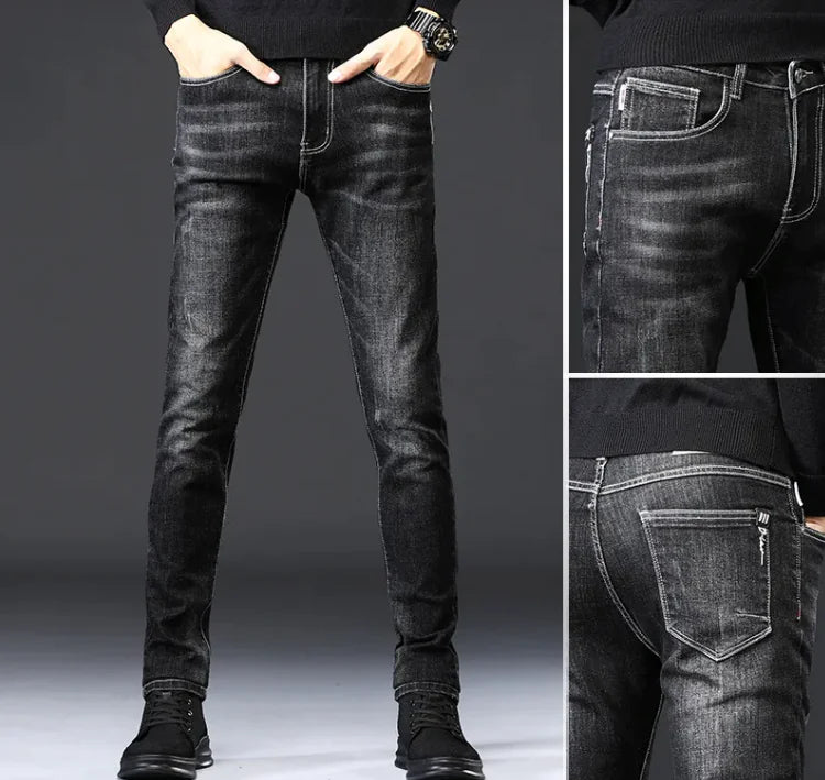 Men's Slim - Fit Casual Jeans - mrbonnystore - mrbonnystore - PT5KTN8IF - #product_title# - Men's Slim - Fit Casual Jeans - My Store - #store_name# - #Category# - #Product Name#