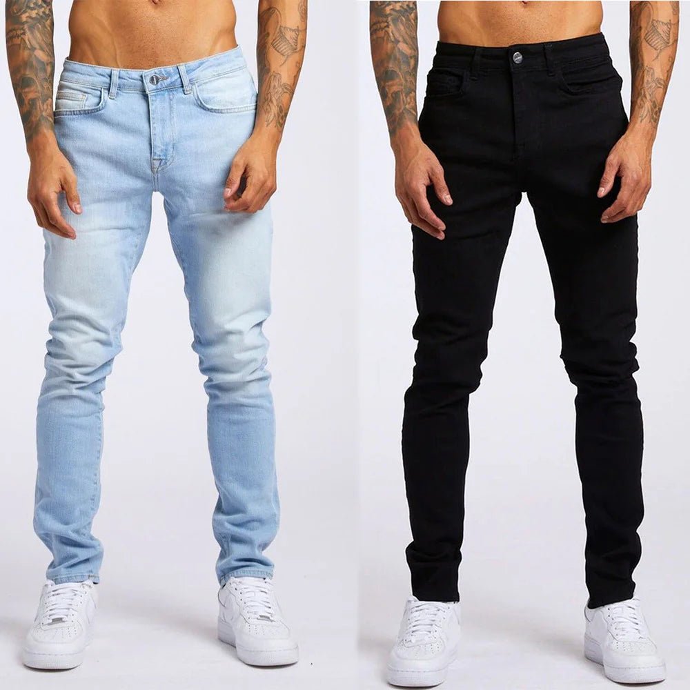 Men's Slim Fit High Waist Jeans - mrbonnystore - mrbonnystore - IW94IM92S - #product_title# - Men's Slim Fit High Waist Jeans - My Store - #store_name# - #Category# - #Product Name#