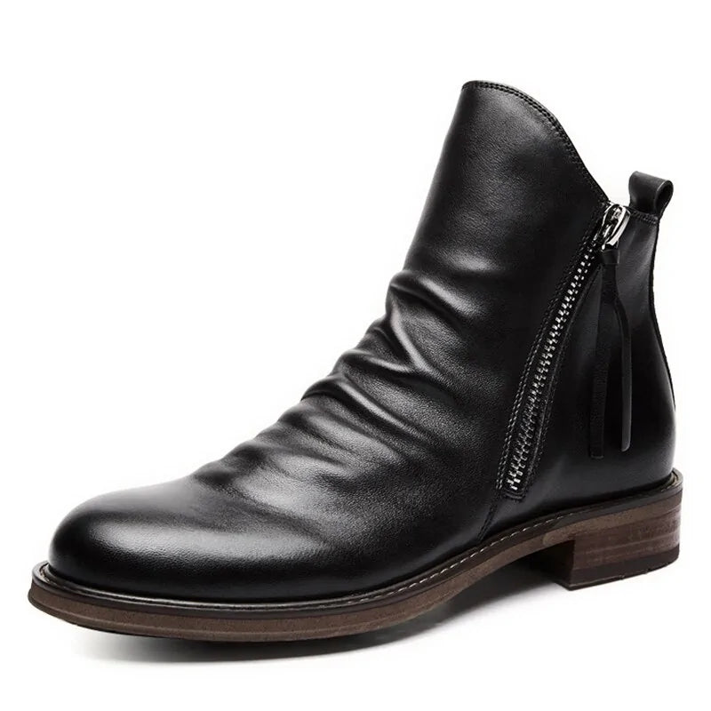 Men's Leather Boots (Shoe Size Chart image is in the photo gallery) - mrbonnystore - My Store - 481744_TFNHEEB - #product_title# - Men's Leather Boots (Shoe Size Chart image is in the photo gallery) - My Store - #store_name# - #Category# - #Product Name#