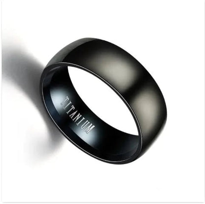 Men's Titanium Black Ring - mrbonnystore - mrbonnystore - ZJPI11H3X - #product_title# - Men's Titanium Black Ring - #store_name# - #Category# - #Product Name#