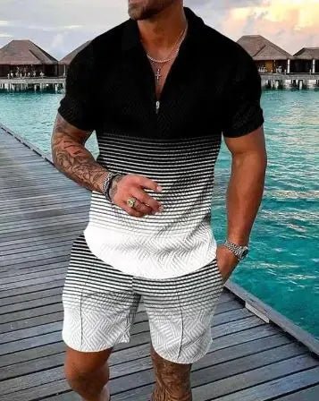 Men's Casual Short Sleeve Lapel Shirt And Shorts Set - mrbonnystore - mrbonnystore - 56OANQN0Q - #product_title# - Men's Casual Short Sleeve Lapel Shirt And Shorts Set - My Store - #store_name# - #Category# - #Product Name#