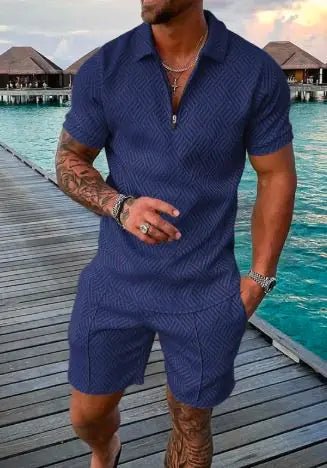 Men's Casual Short Sleeve Lapel Shirt And Shorts Set - mrbonnystore - mrbonnystore - 2YTMFZJRR - #product_title# - Men's Casual Short Sleeve Lapel Shirt And Shorts Set - My Store - #store_name# - #Category# - #Product Name#