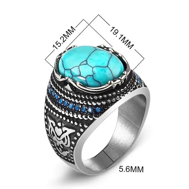 Men's Square Charm Ring - mrbonnystore - mrbonnystore - 678265_VRN5JSB - #product_title# - Men's Square Charm Ring - #store_name# - #Category# - #Product Name#