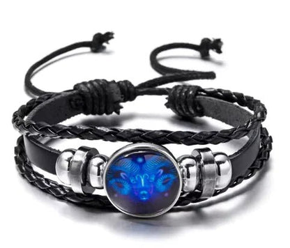 Luminous Zodiac Constellation Braided Couples Leather Bracelet for Men - mrbonnystore - mrbonnystore - UTW9Z4O1F - #product_title# - Luminous Zodiac Constellation Braided Couples Leather Bracelet for Men - My Store - #store_name# - #Category# - #Product Name#