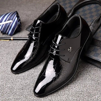 The Bariese New Italian Style Leather Shoes For Men - mrbonnystore - mrbonnystore - 2255800103953188 - Black - 6 - #product_title# - The Bariese New Italian Style Leather Shoes For Men - My Store - #store_name# - #Category# - #Product Name#