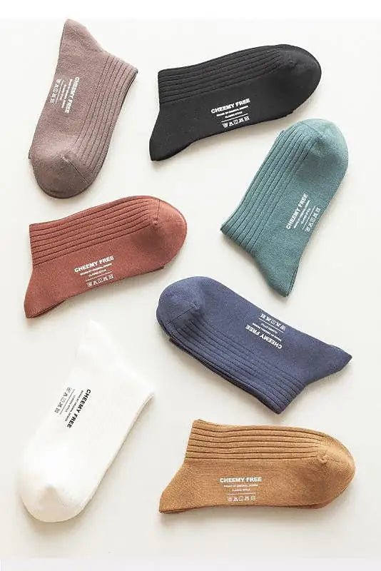 Men's Cotton Crew Socks (5PCs) - mrbonnystore - mrbonnystore - 737_38692 - #product_title# - Men's Cotton Crew Socks (5PCs) - My Store - #store_name# - #Category# - #Product Name#