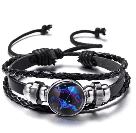 Luminous Zodiac Constellation Braided Couples Leather Bracelet for Men - mrbonnystore - mrbonnystore - W1NA3AZQU - #product_title# - Luminous Zodiac Constellation Braided Couples Leather Bracelet for Men - My Store - #store_name# - #Category# - #Product Name#