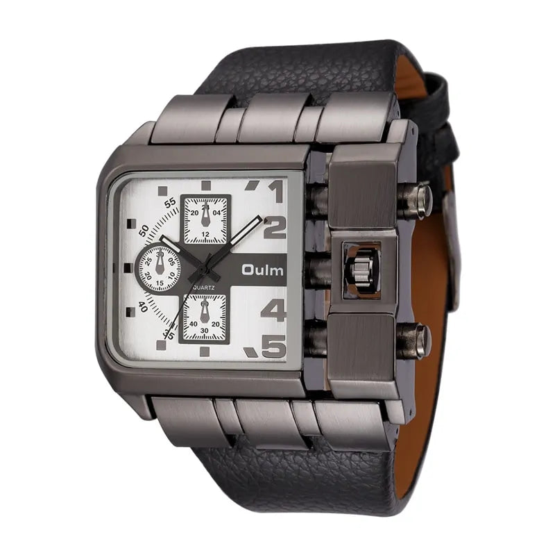 Casual Square Wristwatch (water-resistant)